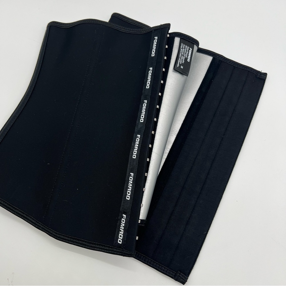 FOMADO Black Latex Waist Trainer Shaper Cincher Like New